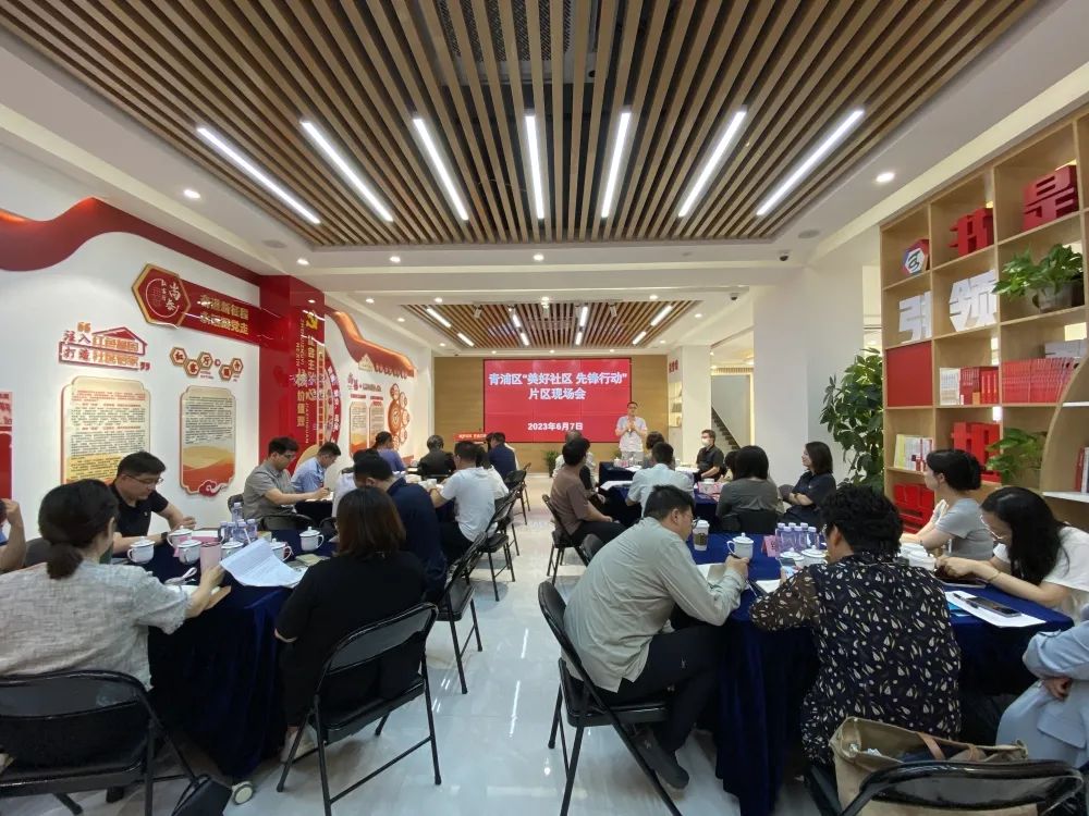【基层治理】党建引领共建美好社区——青浦区召开“美好社区、先锋行动”片区现场会