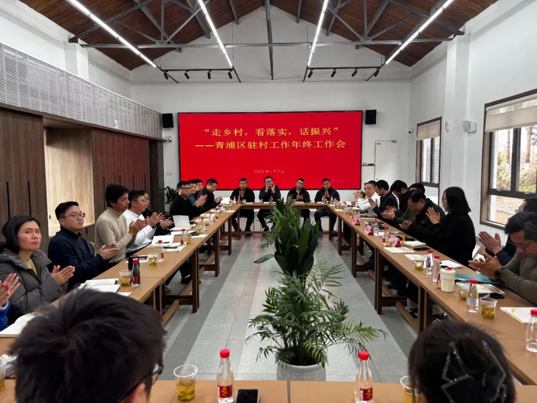 【乡村振兴在路上】青浦区召开第三批驻村指导员年终工作会议