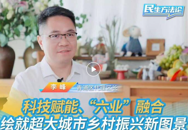 超大城市乡村如何破局生长？看上海青浦如何用一朵花、一颗果、六千年文脉作答乡村振兴